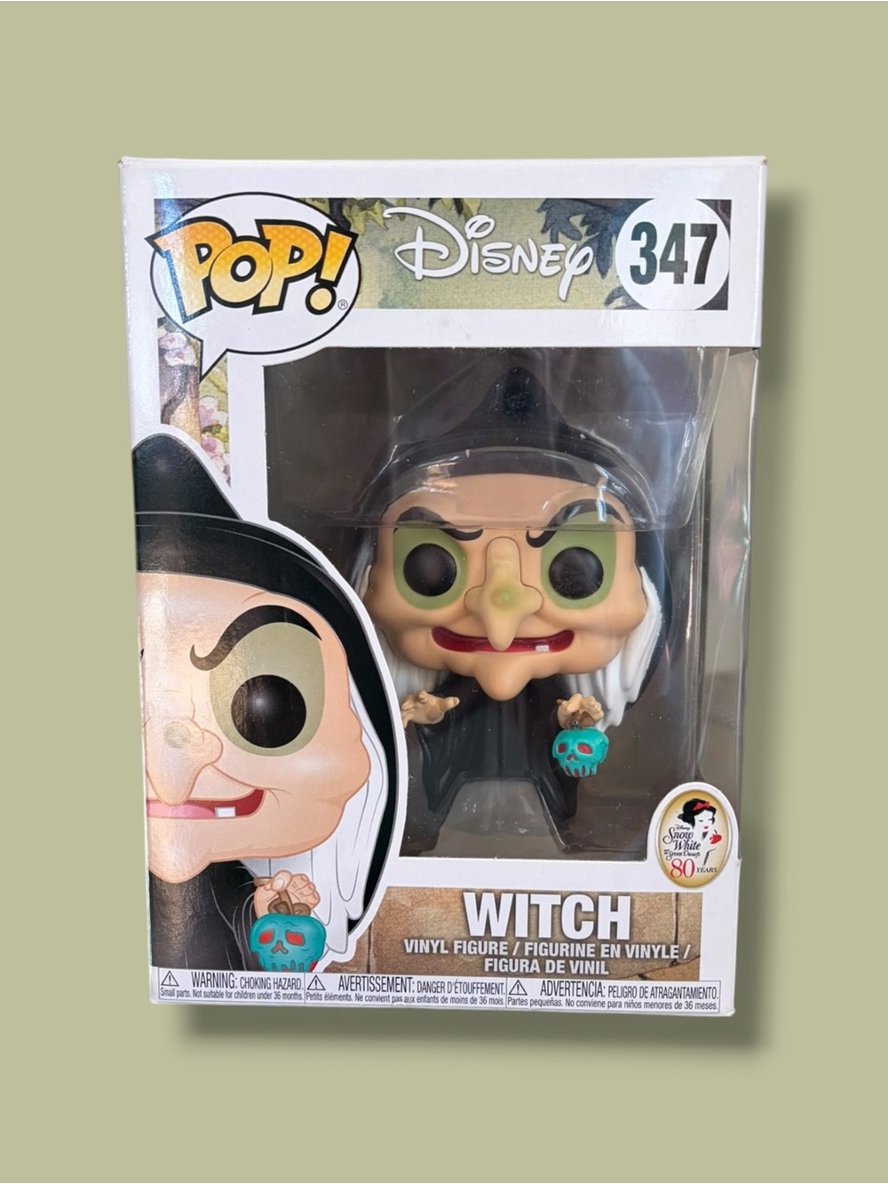 Funko Pop! Disney 347 Witch Vinyl Figure - BNIB